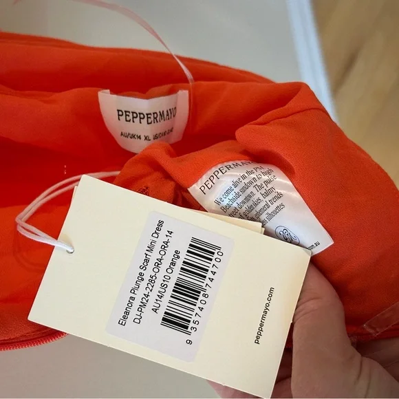 PEPPERMAYO Eleanora Plunge Mini Dress - Picture 3 of 3